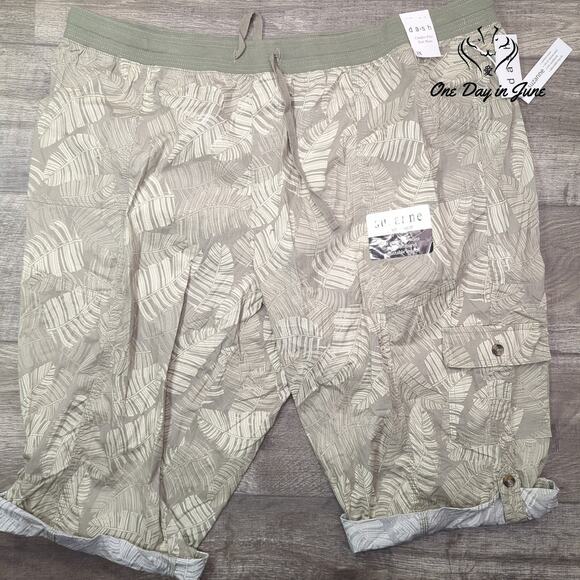 Dash Plus Size Suzanne Comfee Flex Knit Waist Capri Pants Size 3X - Picture 1 of 6